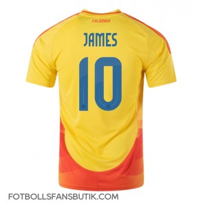 Colombia James Rodriguez #10 Replika Hemmatröja Copa America 2024 Kortärmad